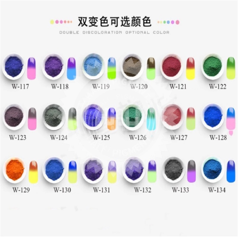 double color thermochromic pigment