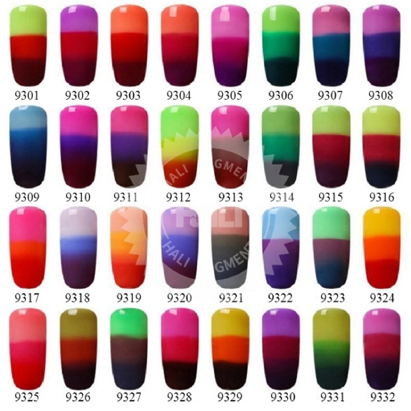 3 Color Change Thermochromic Pigment