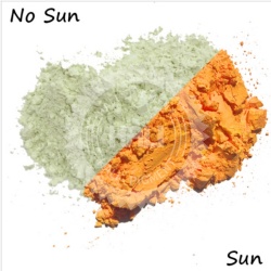 Photochchromic Pigment – Farbwechsel-Pulver Bei Sonnenlicht/UV, Für Nägel, Kleidung & Halloween-Deko, 10g (Orangegelb)