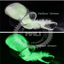 short acting glow-in-dark pigment